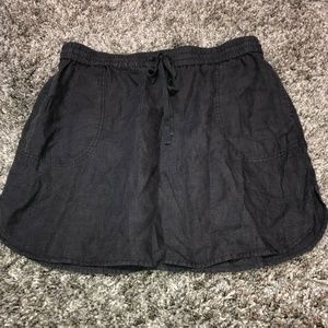Caslon Skirts - Caslon Women’s L Gray Easy Linen Skirt Pockets Dra Caslon Skirts - Caslon Women’s L Gray Easy Linen Skirt Pockets Dra